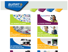 Tablet Screenshot of bumat.ch